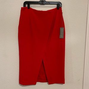 RED PENCIL SKIRT